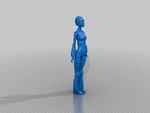 Modelo 3d de Robot mujer 