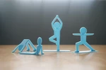 Modelo 3d de Yogi personas para impresoras 3d