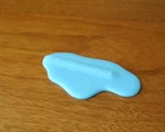  Puddle shaped card stand  3d model for 3d printers