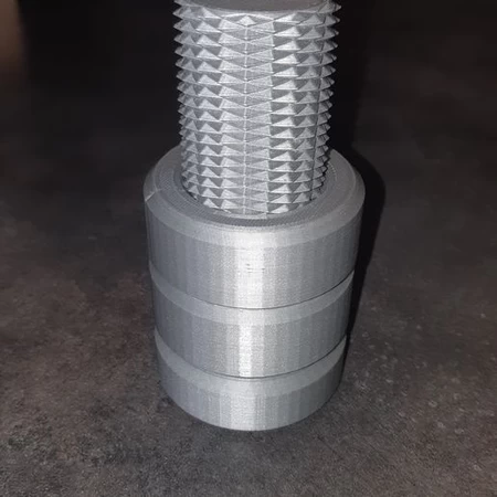  Multi-threaded screw and nut, right and left threads  3d model for 3d printers