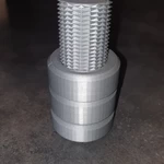 Modelo 3d de Multi-roscada del tornillo y de la tuerca, la derecha y la izquierda hilos para impresoras 3d