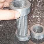 Modelo 3d de Multi-roscada del tornillo y de la tuerca, la derecha y la izquierda hilos para impresoras 3d