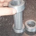 Modelo 3d de Multi-roscada del tornillo y de la tuerca, la derecha y la izquierda hilos para impresoras 3d