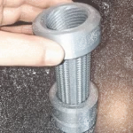 Modelo 3d de Multi-roscada del tornillo y de la tuerca, la derecha y la izquierda hilos para impresoras 3d