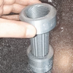 Modelo 3d de Multi-roscada del tornillo y de la tuerca, la derecha y la izquierda hilos para impresoras 3d