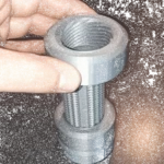 Modelo 3d de Multi-roscada del tornillo y de la tuerca, la derecha y la izquierda hilos para impresoras 3d