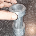 Modelo 3d de Multi-roscada del tornillo y de la tuerca, la derecha y la izquierda hilos para impresoras 3d