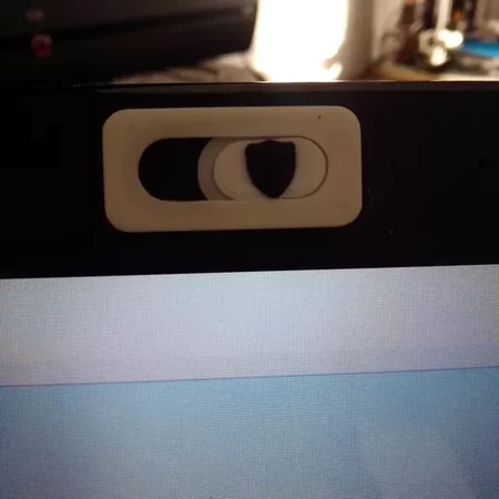 Webcam cover shield