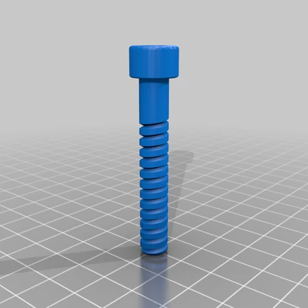 Modelo 3d de Imprimible m8-50 tuerca y tornillo para gopro fig rig para impresoras 3d