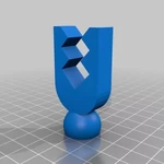  Flexy paw - a different design for that - iphone support  3d model for 3d printers