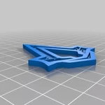  Assassins creed syndicate logo  3d model for 3d printers