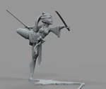 Modelo 3d de Galina katana para impresoras 3d