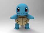 Modelo 3d de  squirtle-los monstruos de bolsillo para impresoras 3d