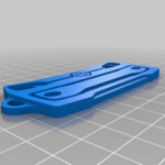  Vw up! - key chain  3d model for 3d printers