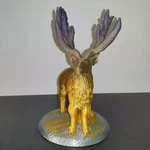 Modelo 3d de Elk ciervo para impresoras 3d