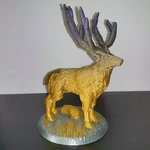 Modelo 3d de Elk ciervo para impresoras 3d