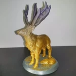  Elk deer  3d model for 3d printers