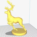 Modelo 3d de Un hermoso ciervo para impresoras 3d