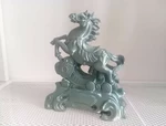  A horse ornament bring wealth and fortune  3d model for 3d printers