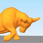  Bull  3d model for 3d printers