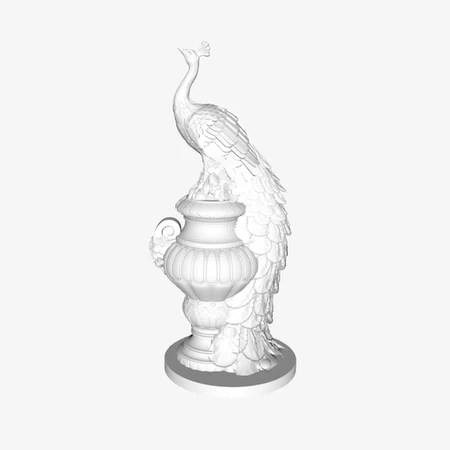  Peacock  3d model for 3d printers