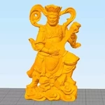  4 guardians on south gate of heaven palace  3d model for 3d printers