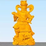  4 guardians on south gate of heaven palace  3d model for 3d printers