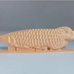 Modelo 3d de Arowana para impresoras 3d