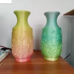  Flower chinese bottle  3d model for 3d printers