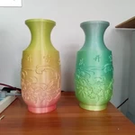 Modelo 3d de Flor chino botella para impresoras 3d