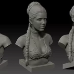  Slave leia  3d model for 3d printers