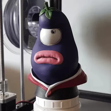  Eggplant wizard  3d model for 3d printers