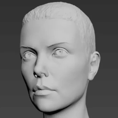 Modelo 3d de Furiosa busto para impresoras 3d