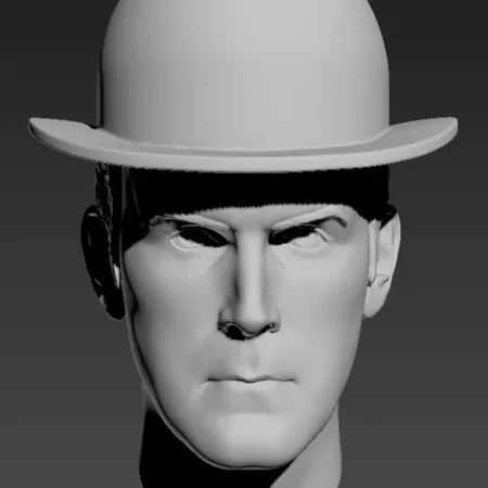 Modelo 3d de John cleese para impresoras 3d