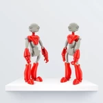 Modelo 3d de Bewho, articulado, robot para impresoras 3d