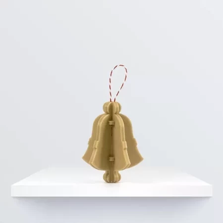 Christmas ornament: bell by bq  3d model for 3d printers