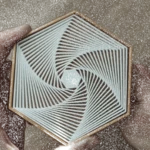  Satisfying hexagons  3d model for 3d printers