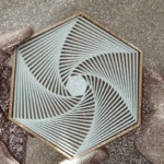  Satisfying hexagons  3d model for 3d printers