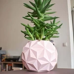  Geodesic planter pot  3d model for 3d printers