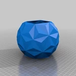  Geodesic planter pot  3d model for 3d printers