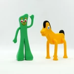 Modelo 3d de Gumby y pokey para impresoras 3d