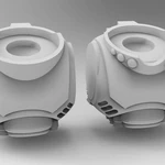 Modelo 3d de Space marine torsos bits para impresoras 3d