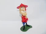 Modelo 3d de Dudley do-right para impresoras 3d