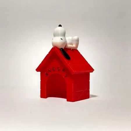 Modelo 3d de Snoopy - mmu para impresoras 3d