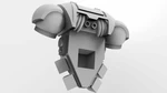  Primaris backpack bit  3d model for 3d printers