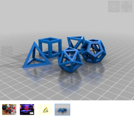  Customizable convex polyhedra  3d model for 3d printers