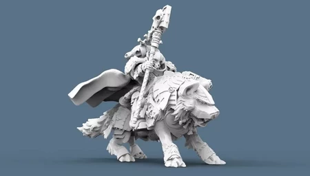  Viking death priest  3d model for 3d printers