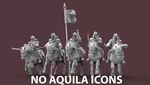  The expendable brigade - no aquila icons  3d model for 3d printers