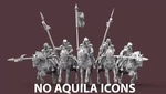  The expendable brigade - no aquila icons  3d model for 3d printers