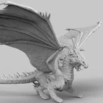 Modelo 3d de Dragón para impresoras 3d